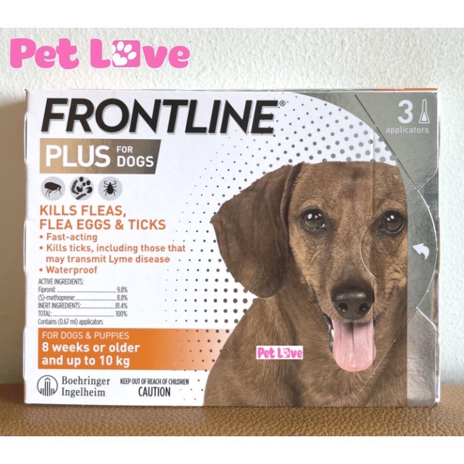 Frontline Plus nhỏ gáy diệt ve rận, bọ chét chó dưới 10kg, mẫu mới, 1 hộp