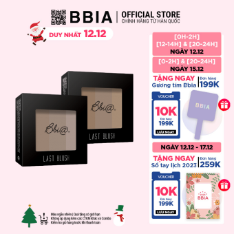 Phấn Tạo Khối 3 Trong 1 Bbia Last Blush Triple (2 Bảng Màu) 10g