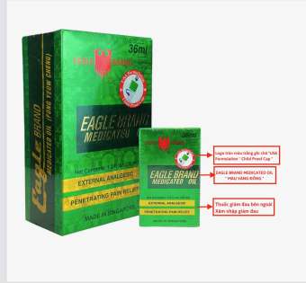 Dầu Gió Xanh 36ml Từ Mỹ - Socola Mỹ