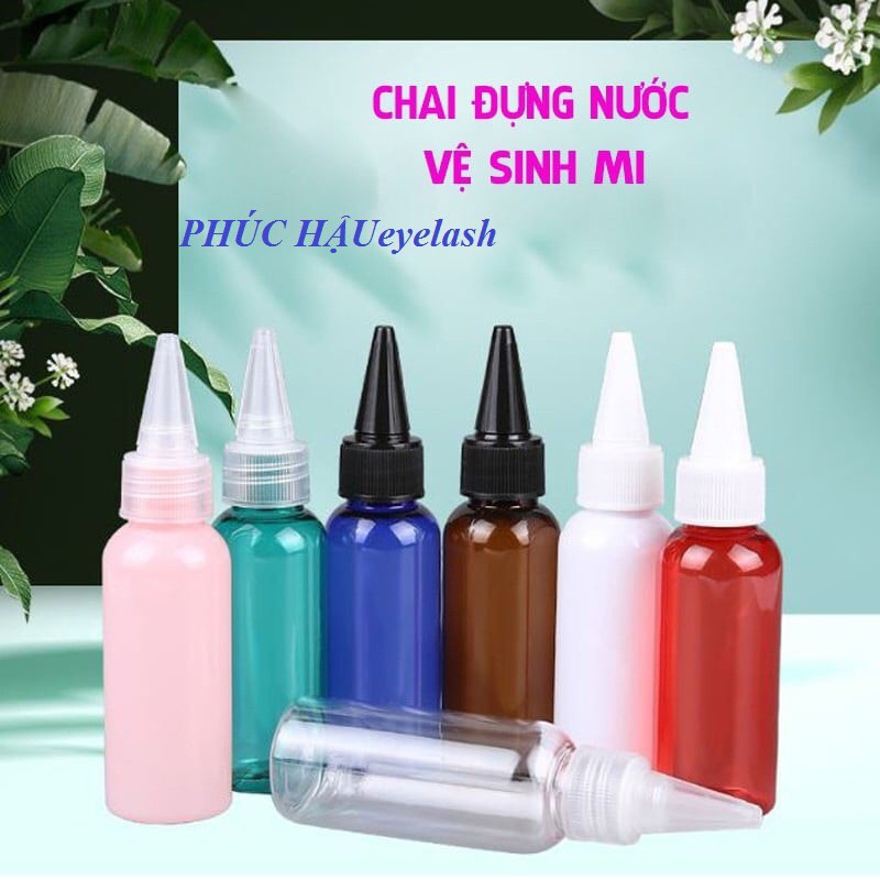 Chai Đựng Nước Vệ Sinh Mi _ Chai Chiết Nước Hoa_chai nhựa pet đựng nước vệ sinh mi 150ml_Phụ Liệu Mi Hậu
