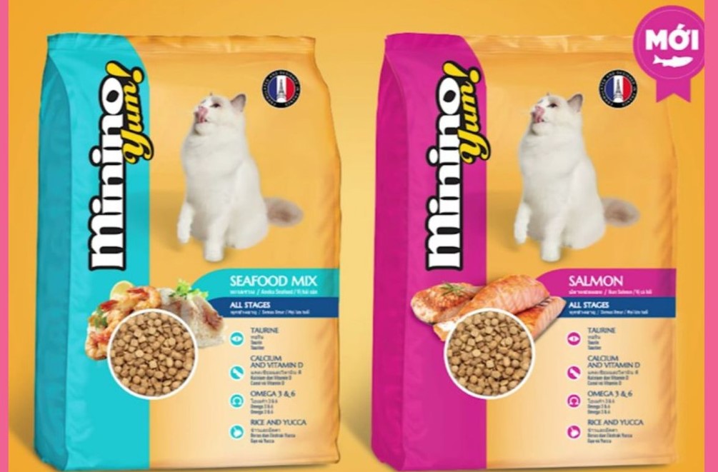 350g Minino yum - Thức ăn hạt cho mèo lớn và nhỏ