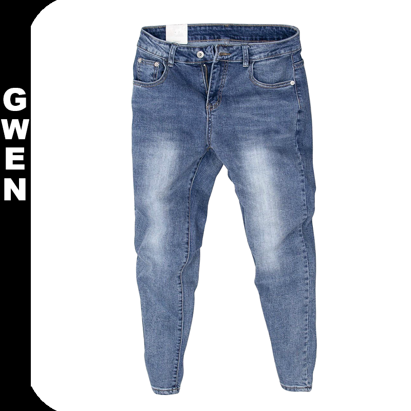 Quần jean nam Gwen, Quần bò nam vải jean co giãn mềm mịn, form cực chuẩn - QJNTCS9