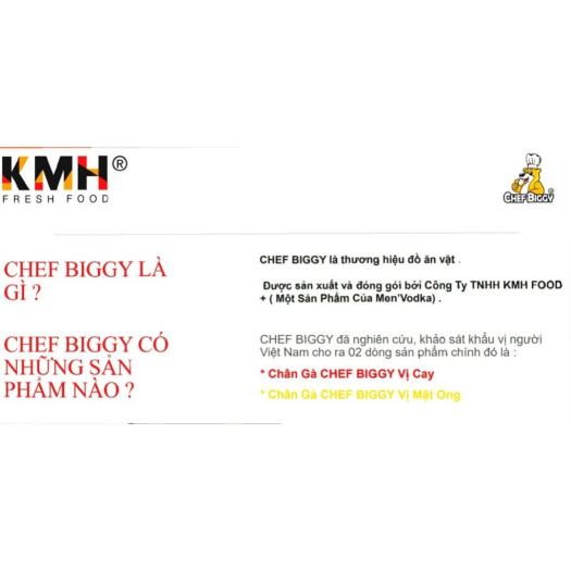 1 chiếc Chân Gà CHEF BIGGY Vị Mật Ong