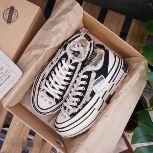 Giày Xvessel rách đế gỗ hàng ( Full box)