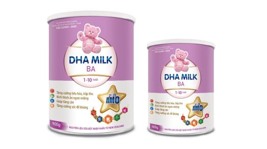Sữa DHA MILK BA Dành cho trẻ biếng ăn