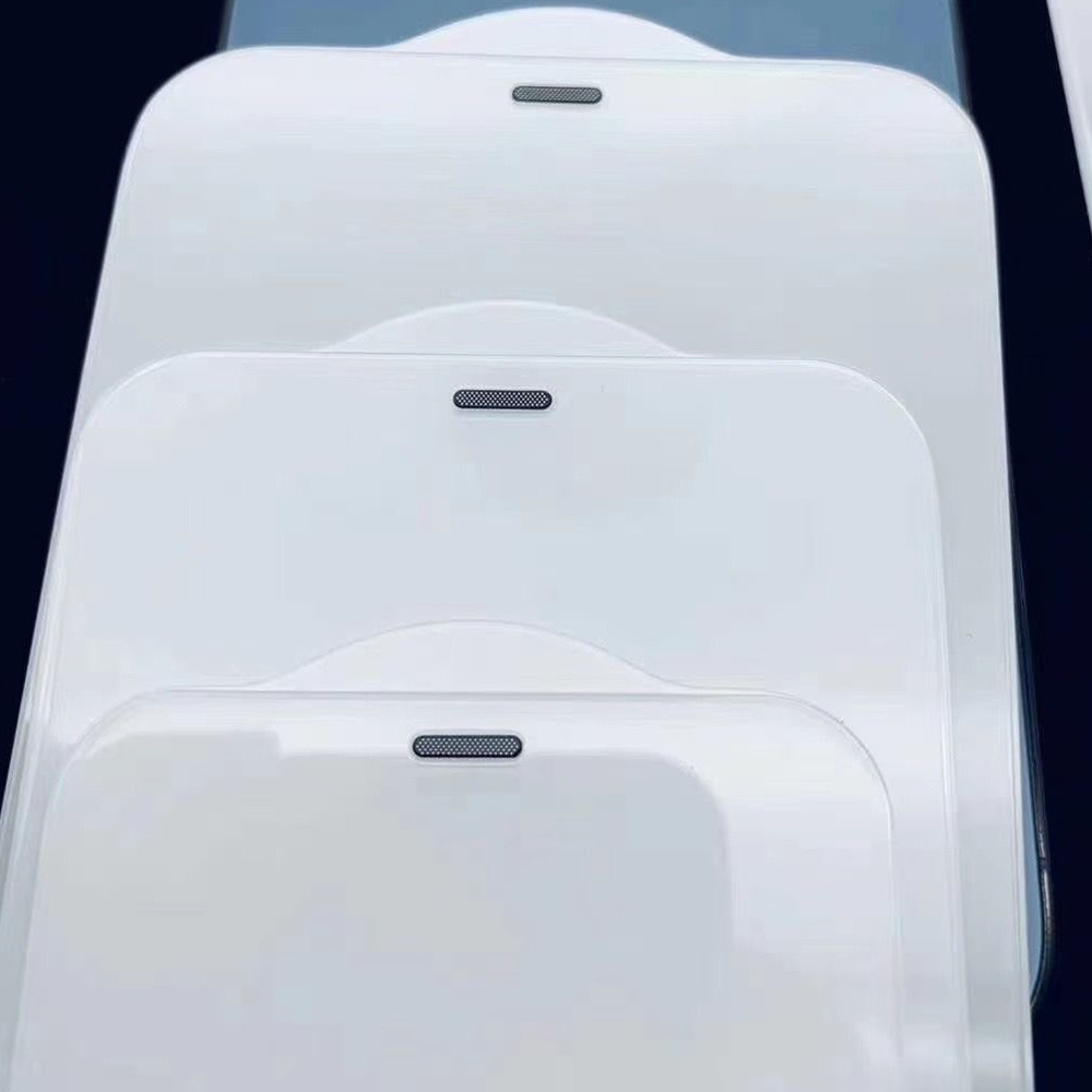 Kính cường lực Không Viền Full Màn Trong Suốt Chống Bụi Màng Loa cho iPhone