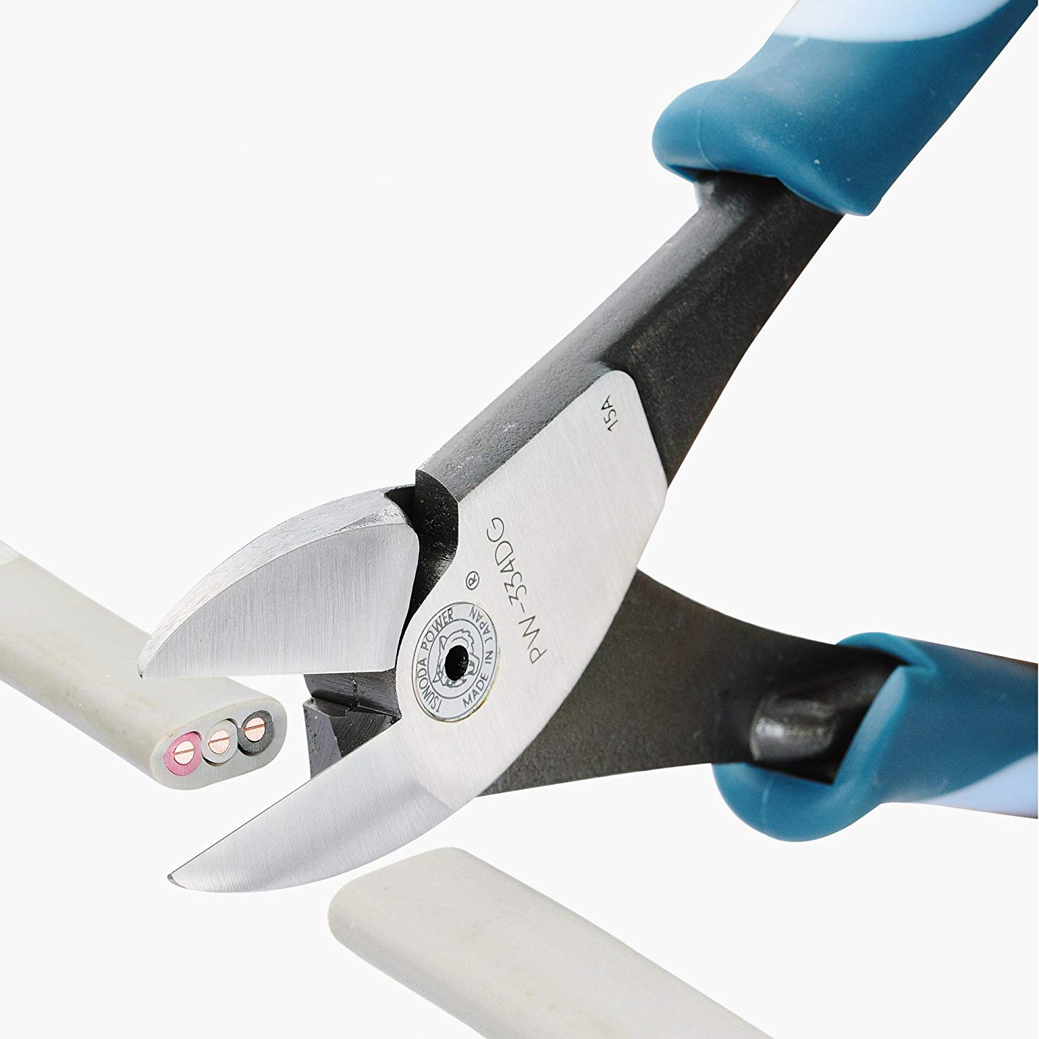 Kìm cắt dây cứng tay cầm đàn hồi PW-324DG Tsunoda Japan