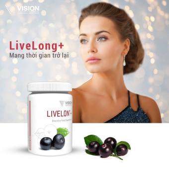 Livelon+ Vision - Hỗ trợ duy trì tuổi thanh xuân khỏe đẹp - Chai 60 viên