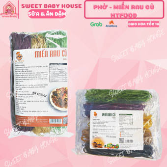 Miến phở khô rau củ HT Food cho bé ăn dặm. Date 8/2024 - Sweet Baby House