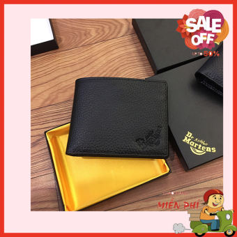 [ LƯƠNG ĐÃ VỀ ] VÍ DA BÒ NAM CAO CẤP DOCTOR MARTENS THÁI LAN [ FREE SHIP ] BẢO HÀNH 12 THÁNG