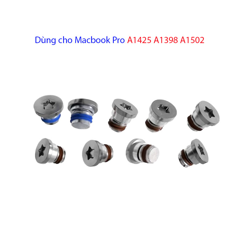 Bộ 10 ốc vít gắn đáy mac-book pro 13" 15" a1425 a1398 a1502