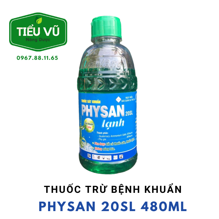 Thuốc trừ vi khuẩn, nấm PhySan 20SL 480ml