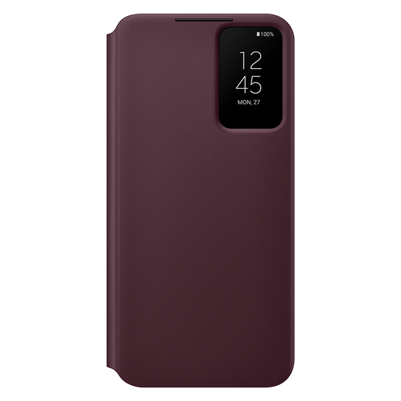 Original Samsung Galaxy S22 / S22+ / S22 Ultra Smart Clear View Cover Smart View Wallet Case LED Clear Cover S-View Wallet Case windows phone case