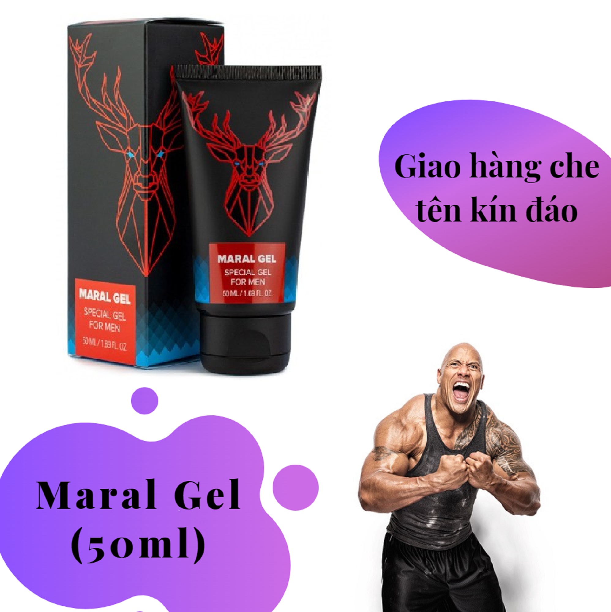 (Lô mới nhất) MARAL GEL NGA ( Super Titan ) cao cấp - Gel dành cho nam - hàng chính hãng - tăng kích thước cho cậu bé (Che tên khi giao hàng)