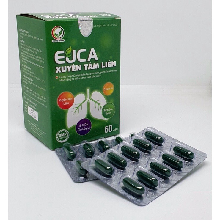 Ejca xuyên tâm liên hộp 60 viên