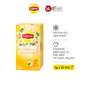 Hộp 25 Gói Trà Lipton - Trà Hoa Cúc Helium Chamomile 1g/gói