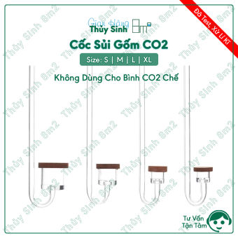 Cốc Sủi Gốm CO2 Thủy Sinh EBI-VN - Bọt Siêu Mịn Giá Rẻ - S | M | L | XL - 8m2
