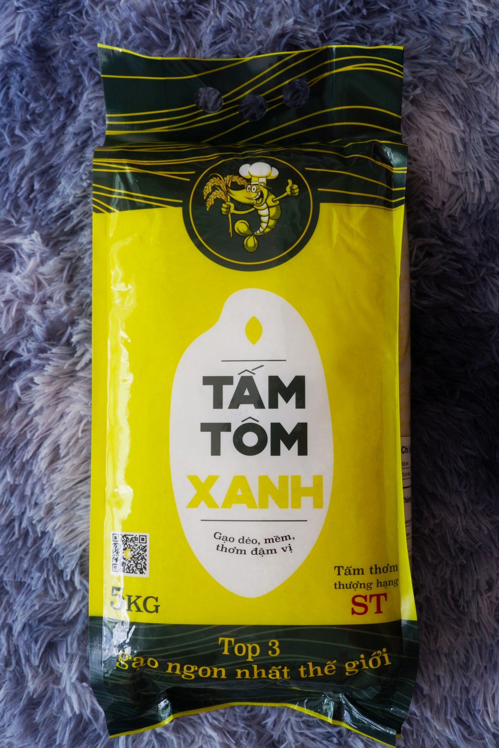 5kg Gạo Tấm ST tôm - Tấm thơm thượng hạng - Vị dẻo, mềm, thơm đậm vị - Top 3 gạo ngon thế giới