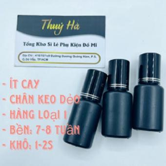 Keo đen độc quyền_SIÊU BỀN -ÍT CAY dụng cụ mi_keo nối mi_uốn mi fan_THÚY HÀ