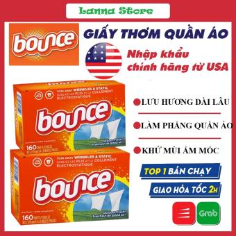 Giấy thơm quần áo Bounce Mỹ - Làm phẳng thơm quần áo và mềm vải loại bỏ mùi ẩm mốc