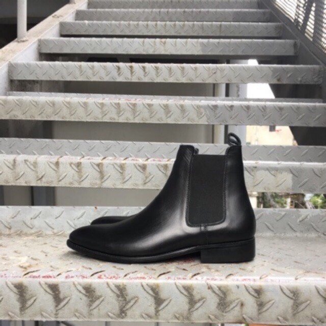 Chelsea boots da bò chelsea boot tăng chiều cao 7 cm bảo hành 12 tháng