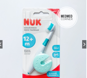 Bàn chải đánh răng chống hóc Nuk cho bé từ 12 tháng