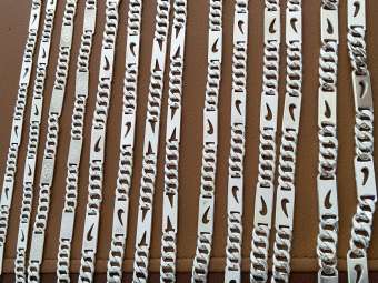 Vòng dây chuyền bạc nam- Dây chuyền bạc ta cho nam - Dây chuyền cổ nam giới nhiều cỡ.