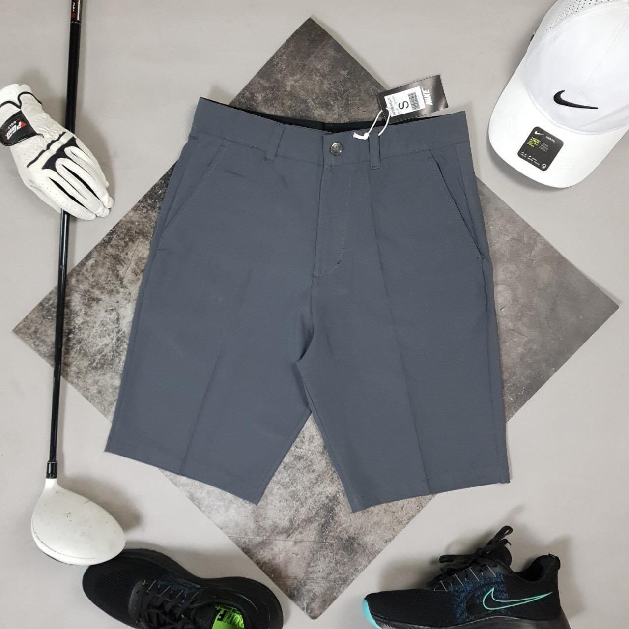 Quần short golf adidas co giãn vải mịn, xịn