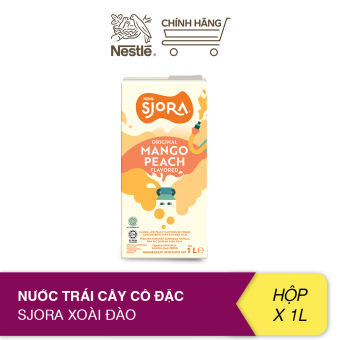 Nước trái cây cô đặc SJORA xoài đào (hộp 1L)
