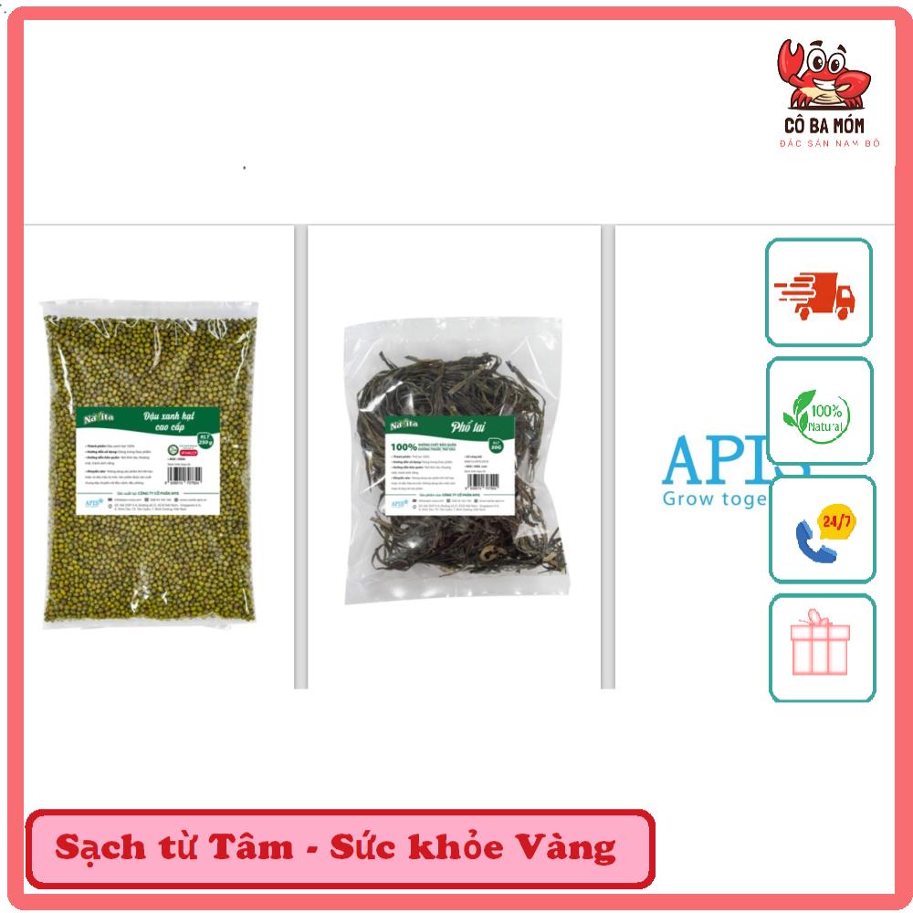 COMBO ĐẬU XANH + PHỔ TAI (250G ĐẬU XANH HẠT + 50G PHỔ TAI) || CÔ BA MÓM - ĐẶC SẢN NAM BỘ