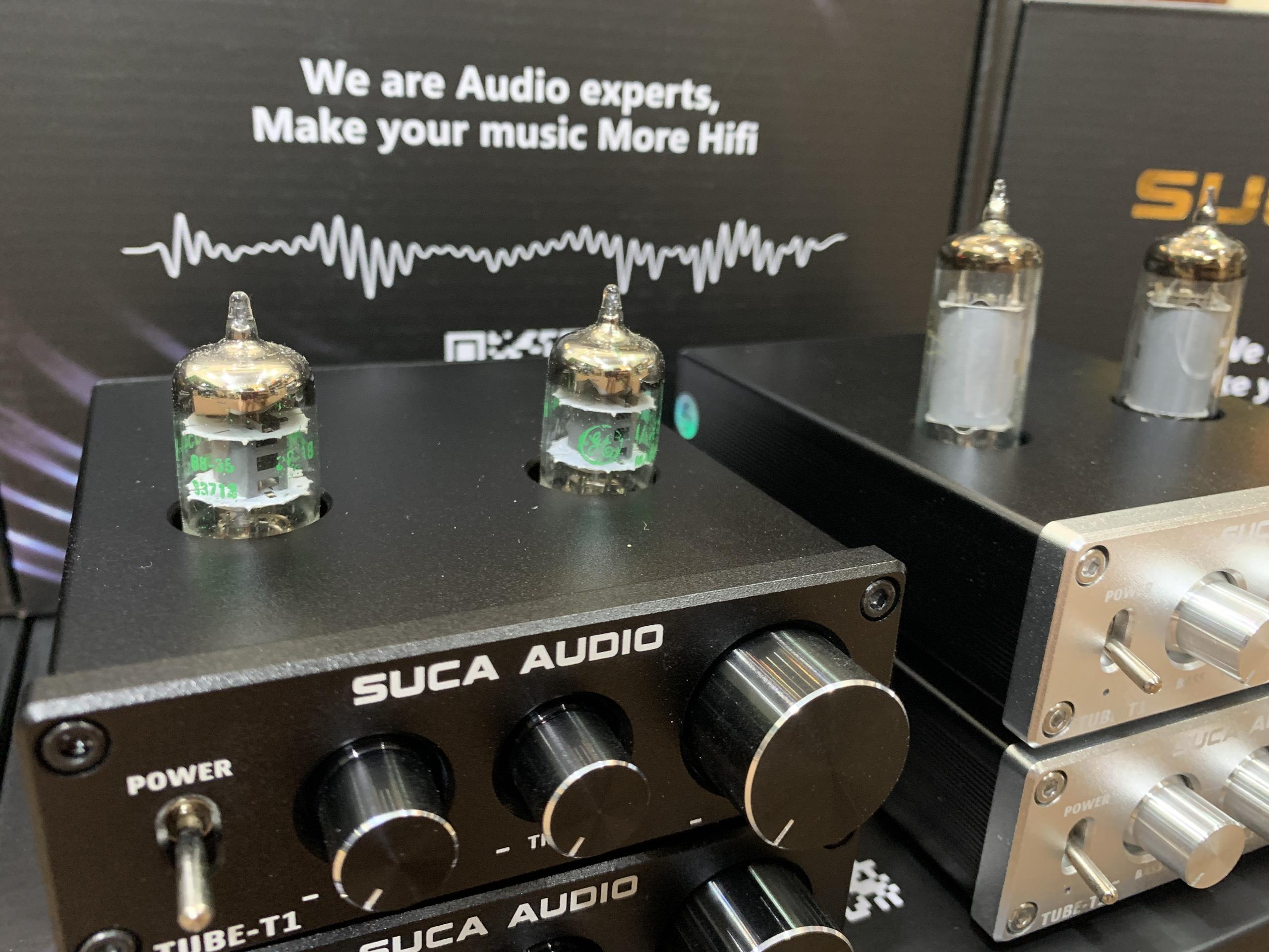 Bộ tiền khuếch đại âm thanh pre đèn suca audio tube-t1 2 bóng 5654w.