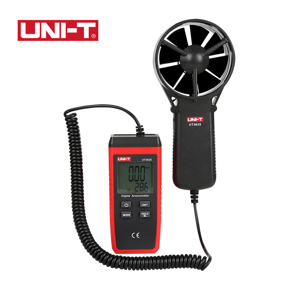 Uni-t ut363s kỹ thuật số cảm biến tốc độ gió dụng cụ đo lường mét máy đo gió 30 mét/giây điện tử máy đo tốc độ với đèn nền