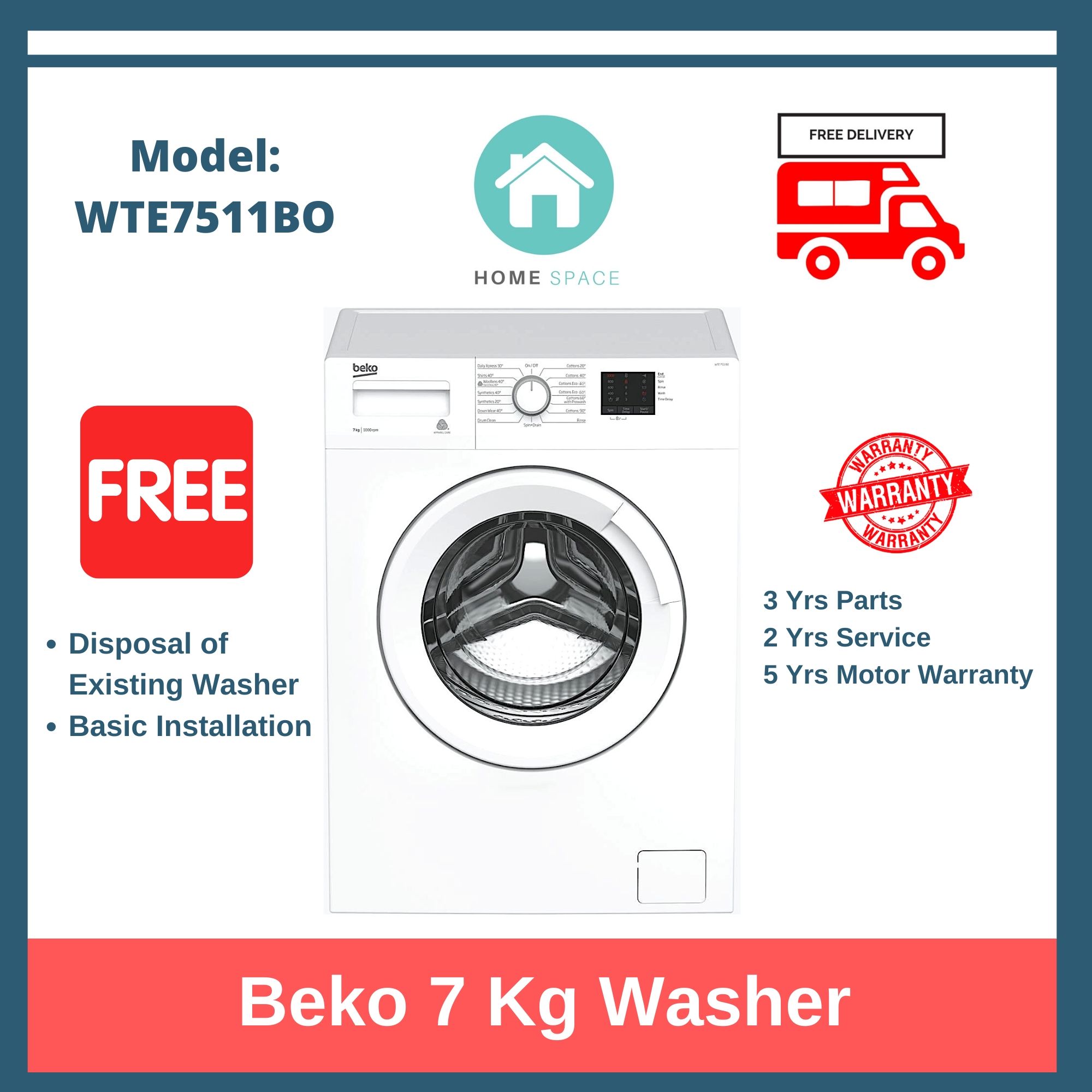 beko new washing machine