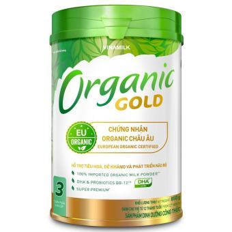 Sản phẩm dinh dưỡng công thức Vinamilk Organic Gold 1/2/3/4 850g