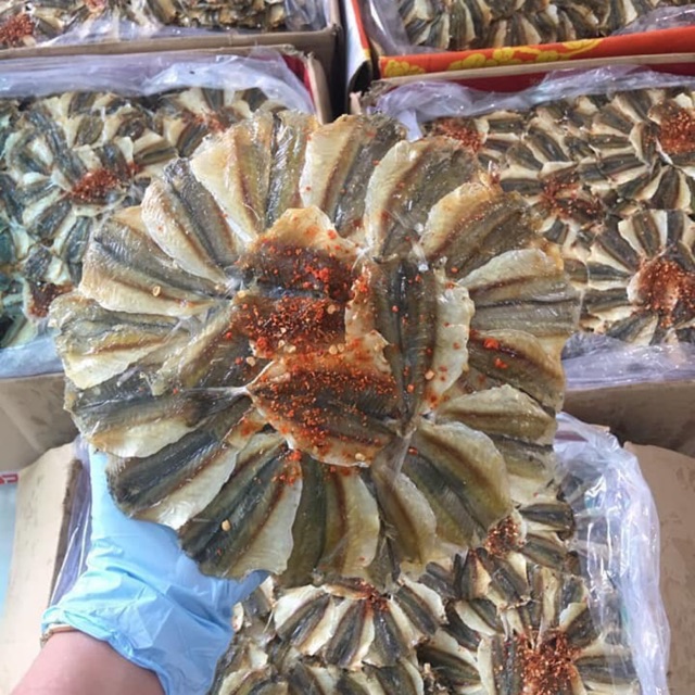 500 gram khô cá chỉ vàng bông - đặc sản biển gành hào bạc liêu