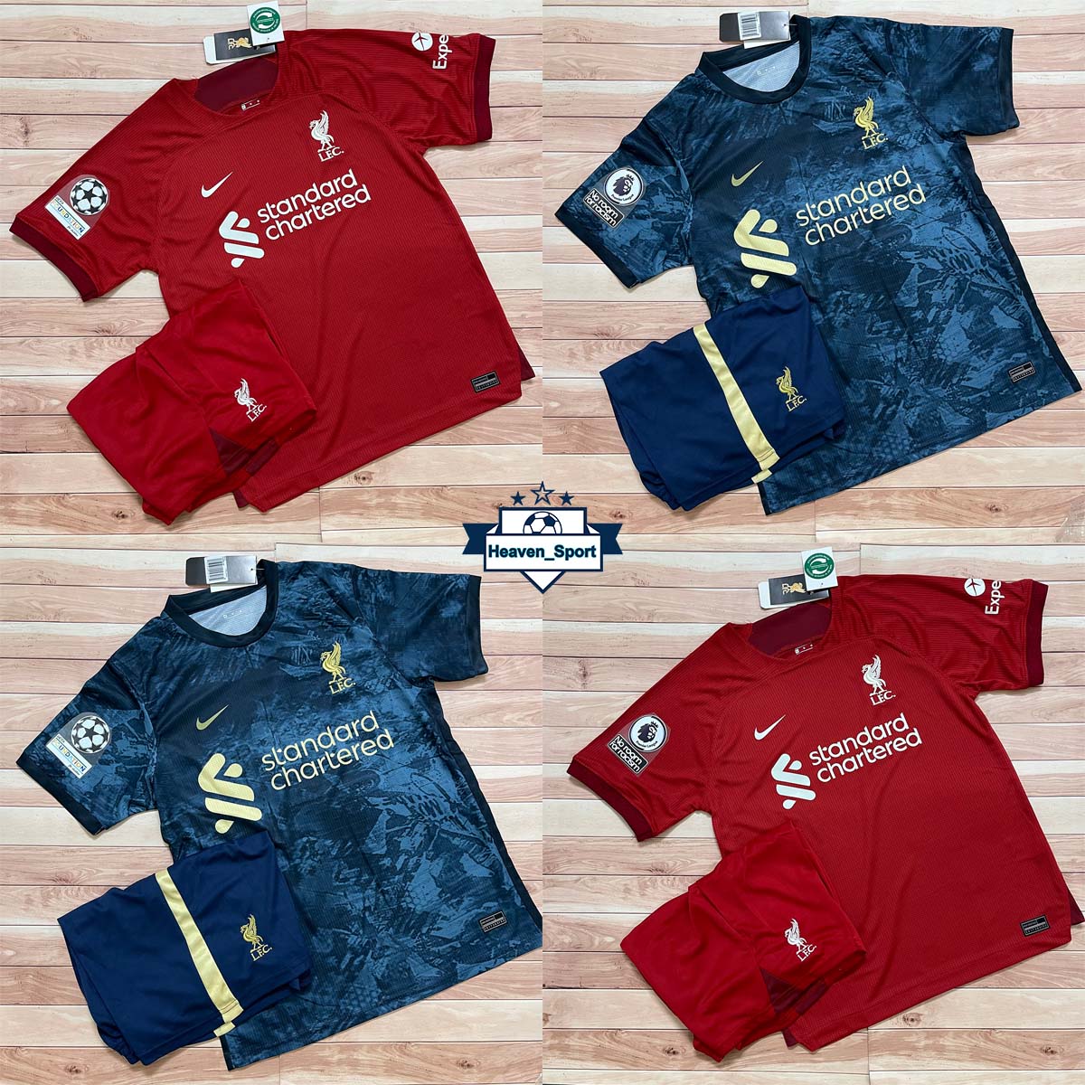 Áo Bóng Đá CLB Liverpool Sân Nhà Mùa 2022/2023 - Chuẩn Mẫu Thi Đấu - Vải Polyester Gai Thái