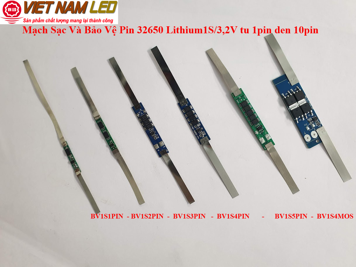 Mạch sạc và bảo vệ pin 32650 lithium 1s/3,2v/1pin-1s/3,2v/2pin-1s/3,2v/3pin-1s/3,2v/4pin-1s/3,2v/5pin -1s/3,2v/4mos