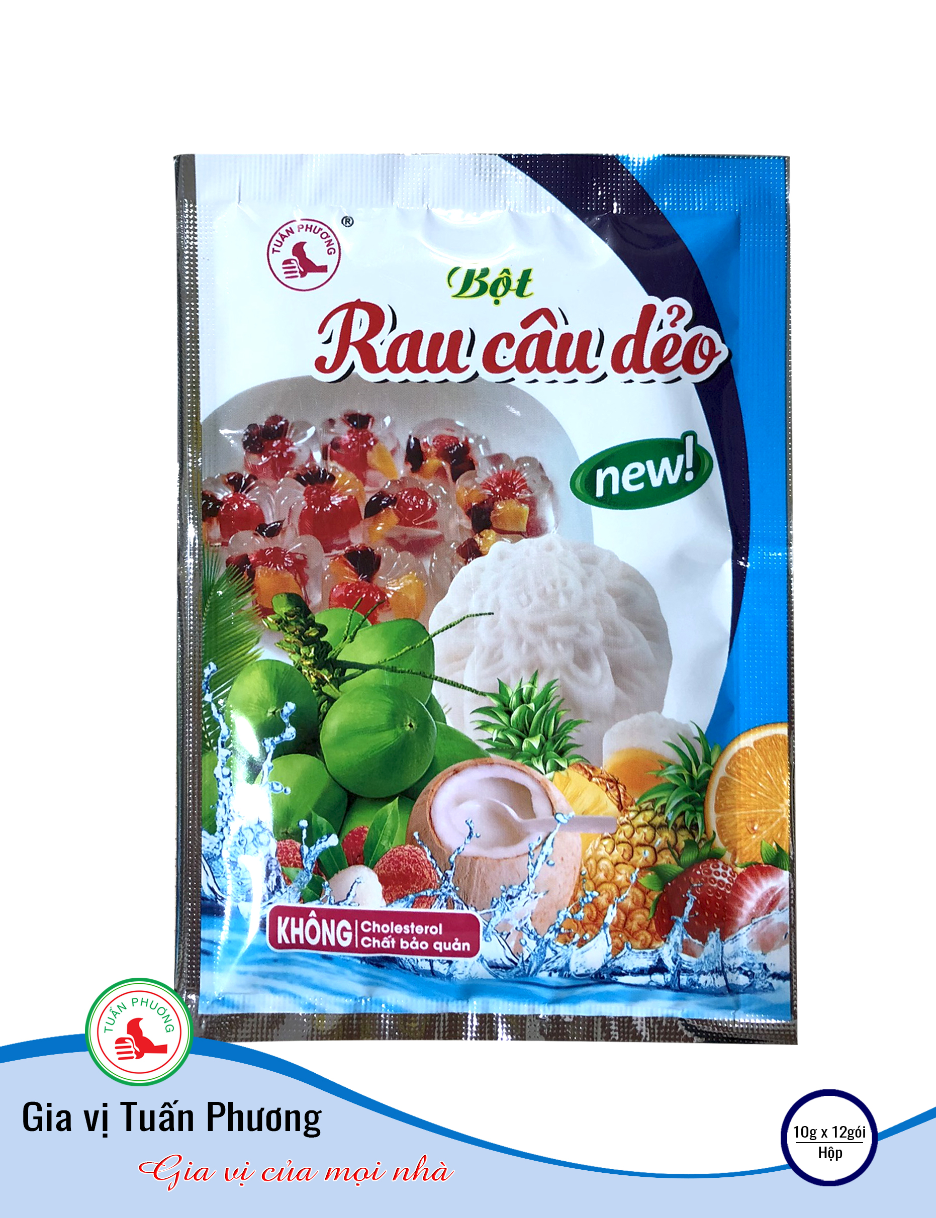 Bột rau câu dẻo làm thạch rau câu