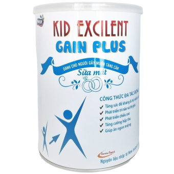 Sữa mát tăng cân cho trẻ suy dinh dưỡng Kid Gain Plus lon 900g