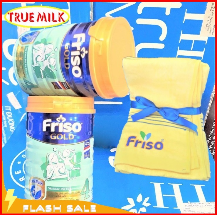Bộ 2 lon sữa Friso Gold 4 900g- sua bot friso - sua cho be - friso 4
