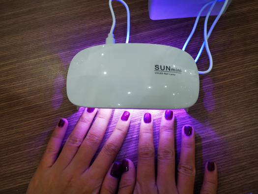 Đèn Uv Mini Sun 6 Bóng 6W Có Chân Đứng, Sấy Keo Uv, Sấy Móng Tay, Sấy Keo Dán Kính Uv