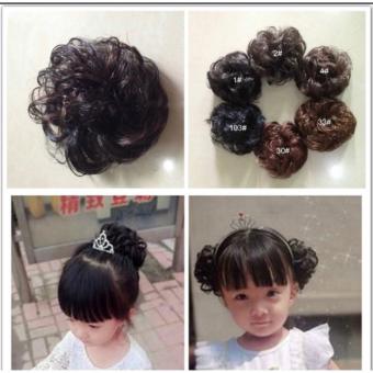 Tóc giả nữ 😛FREESHIP😛 Tóc giả búi cột xoăn cho bé