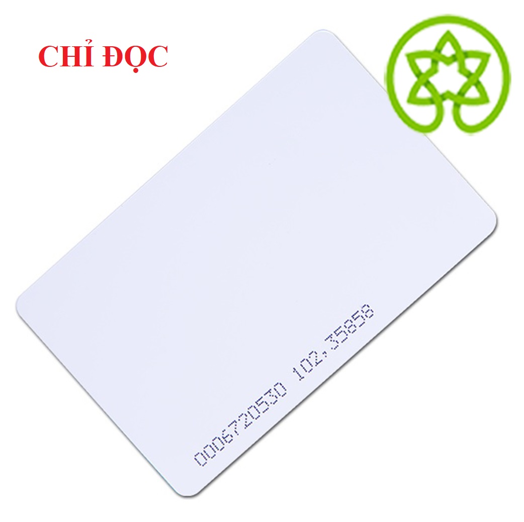 Combo 100 thẻ từ cảm ứng proxymity tần số 125khz cho máy chấm công/ thang máy/ gửi xe/ khóa - thẻ nhựa hanaco