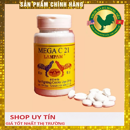 Mega c21 hủ 100 viên - tăng cơ, giảm mỡ, tăng bo gà đá