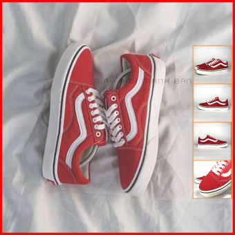 Giày Vans Old SKool Red Đỏ Tươi Full Box
