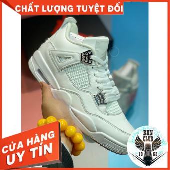 giầy thể thao Air Jordan 4 retro white trắng thời trang