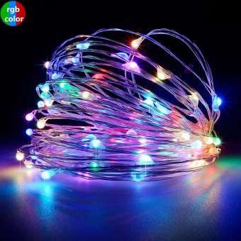 Dây đèn Led fairy light dùng pin - DÂY DÀI 3 MÉT 30 BÓNG DÙNG PIN AA ( Có Kèm Pin)