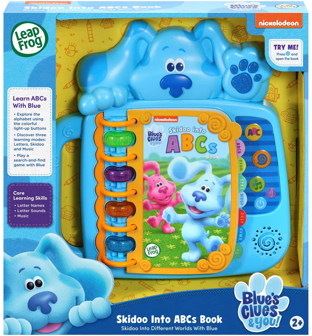 LeapFrog Blue s Clues and You Skidoo Into ABCs Book