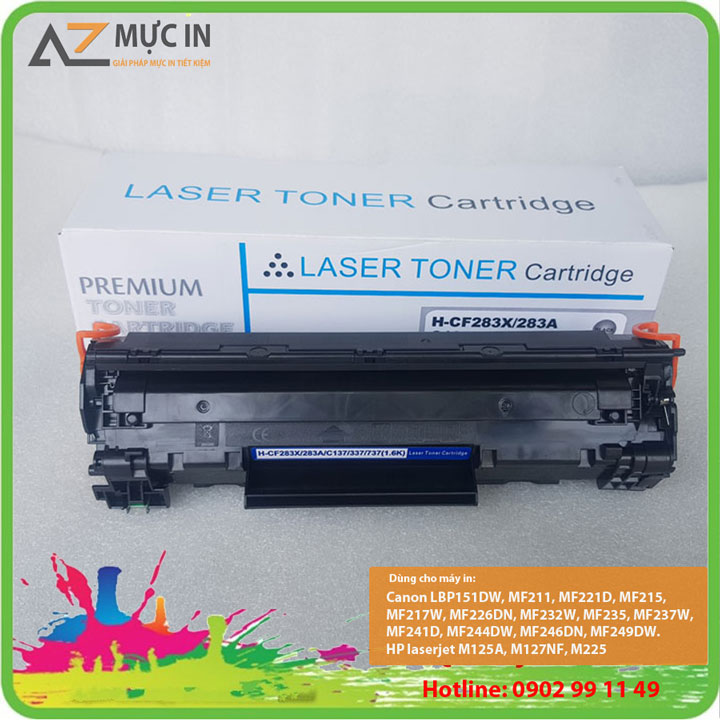 Hộp mực 83A 337 cho máy in LBP 151dw MF241D/ MF244DW/ MF246/ MF249/ MF247/ MF235/ MF237/ MF229 , LaserJet M125A, M127NF hàng nhập khẩu giá rẻ