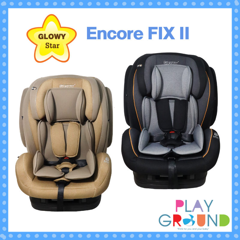 Glowy star (โกลวี่ สตาร์) แบรนด์แท้ Encore Fix II คาร์ซีท สำหรับเด็กที่มีน้ำหนัก (9-36 Kg) ระบบ ISOFIX และ Belt ราคา 5,695 บาท*ส่งฟรี